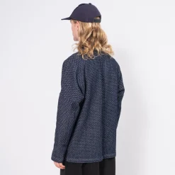 [FDMTL] TP12R HAORI CARDIGAN RINSE _ INDIGO