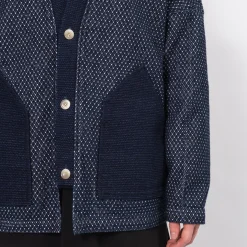 [FDMTL] TP12R HAORI CARDIGAN RINSE _ INDIGO