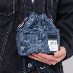 [FDMTL X MASTER PIECES] SPMP12 DRAWSTRING BAG _ INDIGO
