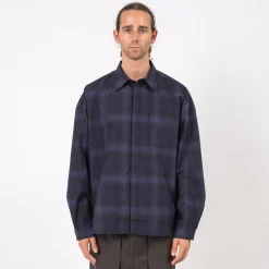 [GOOPiMADE] “GSR-01” 2-LAYER OVERSIZED SHIRT LIGHT _ BATHYAL
