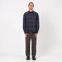 [GOOPiMADE] “GSR-01” 2-LAYER OVERSIZED SHIRT LIGHT _ BATHYAL