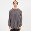 [GOOPiMADE] “8SE-03K” MONTAGE SPLICING KNIT SWEATER _ D.GREY