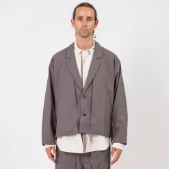 [GOOPiMADE x AES] “G.A.T-01J” SYNCHRONIZE UTILITY KIMONO JACKET _ GREY