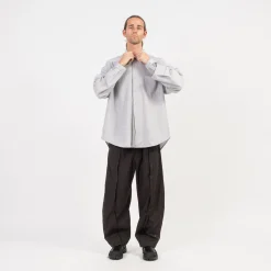 [GOOPiMADE x AES] “G.A.T-01S” D-LAYER RECONSTRUCT SHIRT _ L.GREY