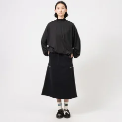 [GRAMICCI] CLASSIC SWEATSKIRT _ BLACK