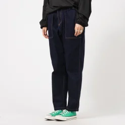 [GRAMICCI] STRETCH DENIM LOOSE TAPERED RIDGE PANT _ ONE WASH