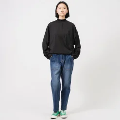 [GRAMICCI] STRETCH DENIM LOOSE TAPERED RIDGE PANT _ DARK USED