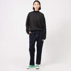 [GRAMICCI] STRETCH DENIM LOOSE TAPERED RIDGE PANT _ ONE WASH