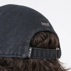 [HATCHINGROOM] BONE VTG CAP _ WASHED BLACK