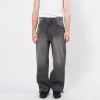 [HATCHINGROOM] FLARE BUTTON JEANS _ BLACK