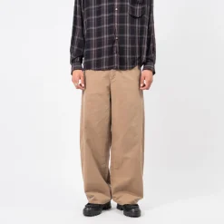 [HATCHINGROOM] WIDE CURVE TROUSERS _ BEIGE