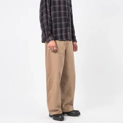 [HATCHINGROOM] WIDE CURVE TROUSERS _ BEIGE