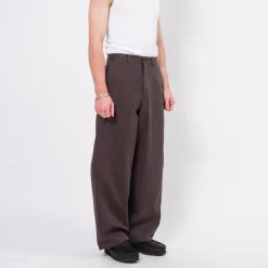 [HATCHINGROOM] WIDE CURVE TROUSERS _ CHARCOAL