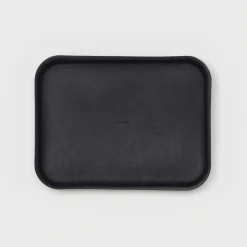 [HENDER SCHEME] LEATHER TRAY L _ BLACK