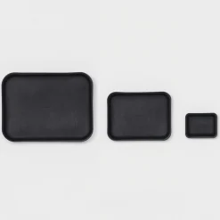 [HENDER SCHEME] LEATHER TRAY L _ BLACK