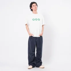 [999HUMANITY] AV PLEATS DYED DENIM PANTS _ FADED NAVY
