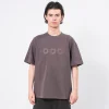 [999HUMANITY] EVD LOGO HALF T-SHIRTS _ CHARCOAL