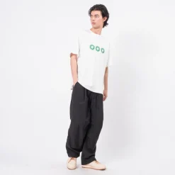 [999HUMANITY] NYLON EASY PANTS _ BLACK