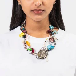 [52HZ LAB] LUMEN MIXED BEADS NECKLACE