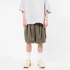[IS-NESS] BALLOON EZ CARGO SHORTS _ KHAKI