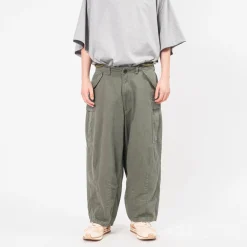 [IS-NESS] NU MILITARY BALLOON PANTS _ KHAKI