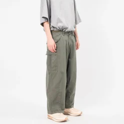 [IS-NESS] NU MILITARY BALLOON PANTS _ KHAKI