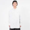 [IS-NESS] NU VENTILATION LONG SLEEVE SHIRT _ WHITE NAVY STRIPE