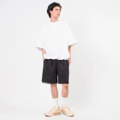 [IS-NESS] TECHNICAL VENTILATION SHORTS _ BLACK