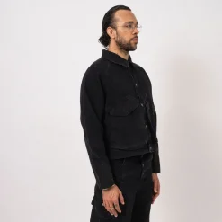 [J.L-A.L] BEZIER JACKET _ SHUNGITE BLACK