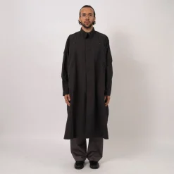[J.L-A.L] EMULATE COAT _ SHUNGITE BLACK