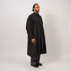 [J.L-A.L] EMULATE COAT _ SHUNGITE BLACK