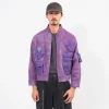 [KARTIK RESEARCH] SS25-17 BOMBER JACKET _ PURPLE