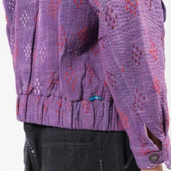[KARTIK RESEARCH] SS25-17 BOMBER JACKET _ PURPLE