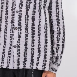 [KARTIK RESEARCH] SS25-39 BOX SHIRT _ SLATE/BLACK