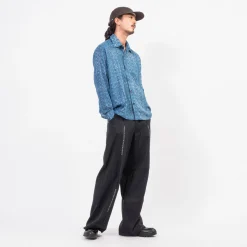 [KARTIK RESEARCH] SS25-38 BOX SHIRT _ BLUE/INDIGO