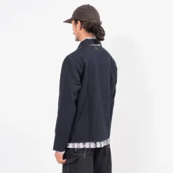 [KARTIK RESEARCH] SS25-01 CROPPED JACKET REVERSIBLE _ ECRU