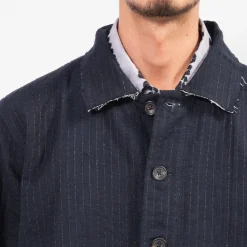 [KARTIK RESEARCH] SS25-01 CROPPED JACKET REVERSIBLE _ ECRU