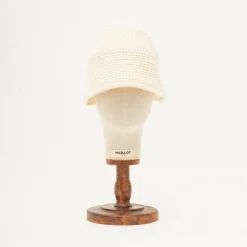 [KIJIMA TAKAYUKI] HAND KNIT SAILOR HAT _ IVORY