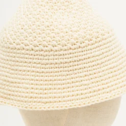 [KIJIMA TAKAYUKI] HAND KNIT SAILOR HAT _ IVORY