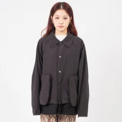 [LEH] 1021 COACH JACKET _ BLACK
