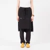 [LEH] 1031 SWEAT LAYERED EASY PANTS _ BLACK
