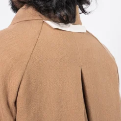 [MERELY MADE] MERELY DOBBY COTTON RAGLAN CAPE SHIRTS _ CAPPUCCINO