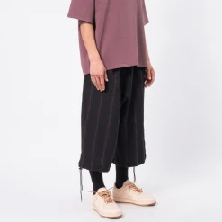 [MERELY MADE] MERELY MULTI STRIPE JACQUARD INDIAN PANTS _ STRIPE BLACK