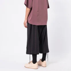 [MERELY MADE] MERELY MULTI STRIPE JACQUARD INDIAN PANTS _ STRIPE BLACK