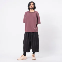 [MERELY MADE] MERELY MULTI STRIPE JACQUARD INDIAN PANTS _ STRIPE BLACK