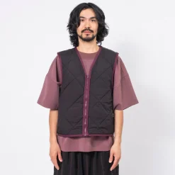 [MERELY MADE] MERELY PREMIUM VINTAGE RIPSTOP REVERSIBLE VEST _ L/PINK