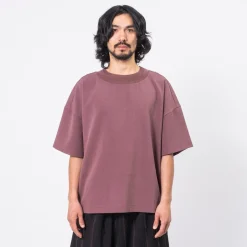 [MERELY MADE] MERELY WIDE ROUND NECKLINE T-SHIRT _ GRAPH PURPLE