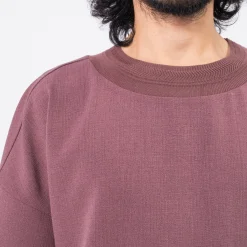 [MERELY MADE] MERELY WIDE ROUND NECKLINE T-SHIRT _ GRAPH PURPLE