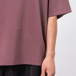 [MERELY MADE] MERELY WIDE ROUND NECKLINE T-SHIRT _ GRAPH PURPLE