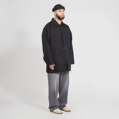 [MFPEN] CARLESS COAT _ BLACK